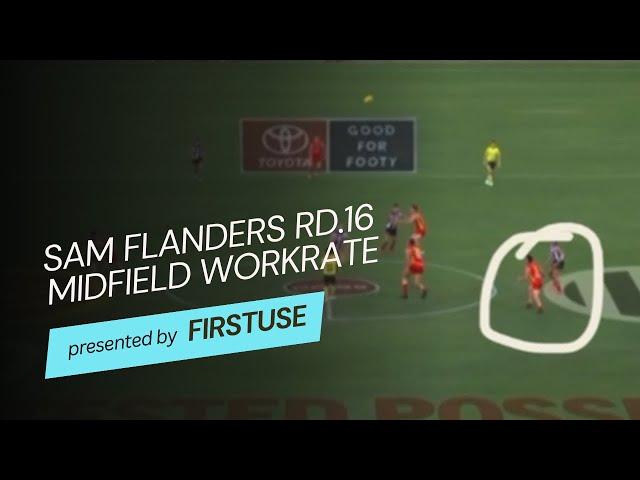 AFL Sam Flanders Midfield Workrate