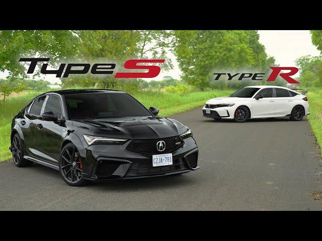 WHO'S THE KING OF HOT HATCHES? - Honda Civic Type-R vs Acura Integra Type-S - Review