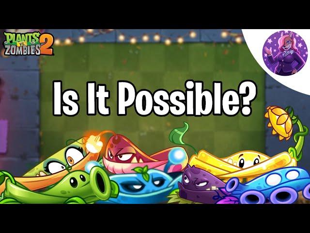 Can You Complete PVZ2 Using ONLY Vine Plants?