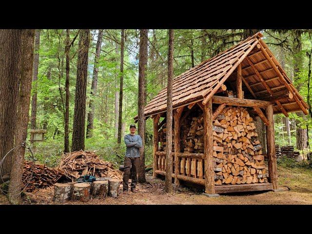 5 Day Firewood Haul at My Cabin in the Woods