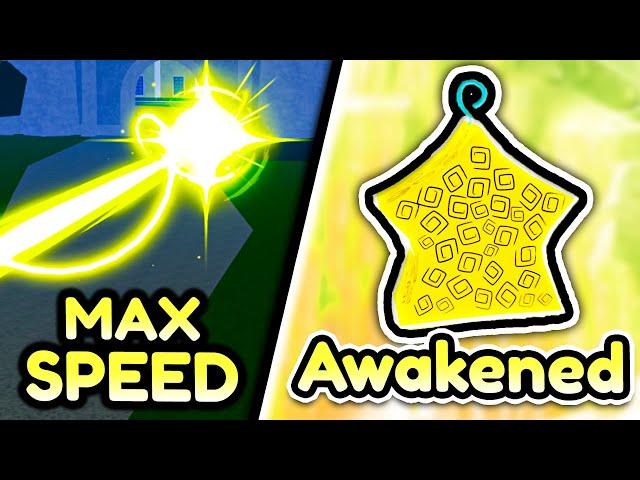 Awakened Light Fruit is THE FASTEST FRUIT... (Blox Fruits)