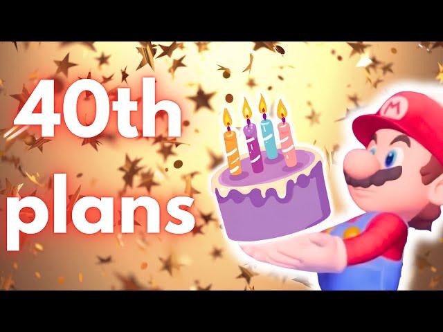 Super Mario's 40th Anniversary Plans