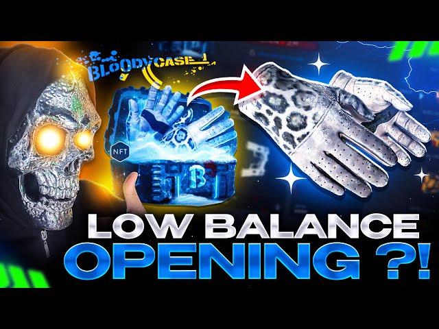 BLOODYCASE LOW BALANCE OPENING CASES !!   - ( BLOODYCASE PROMO CODE )