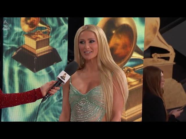 PARIS HILTON Red Carpet Interview | 2024 GRAMMYs