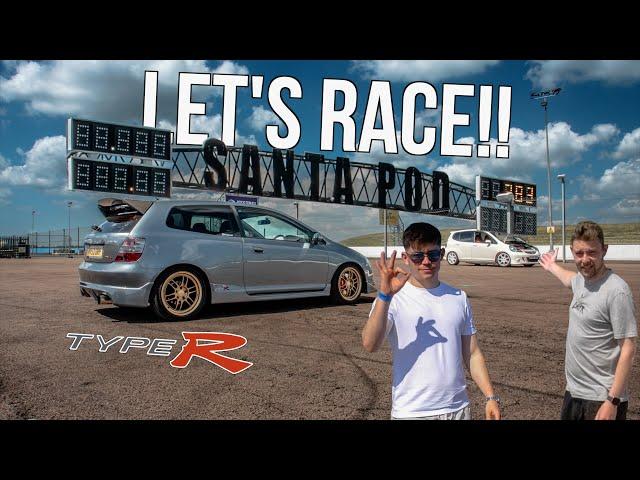 Racing Honda’s At A Private Santa Pod!! Ft:@JackMcNeillCars