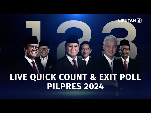  LIVE | REAL TIME QUICK COUNT PEMILU 2024