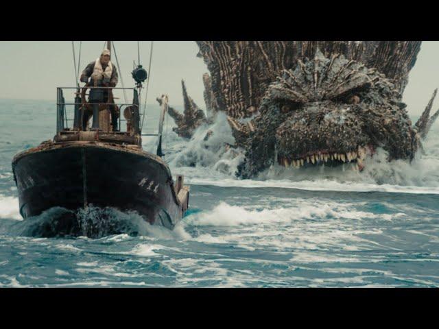 Godzilla boat scene | Godzilla minus one