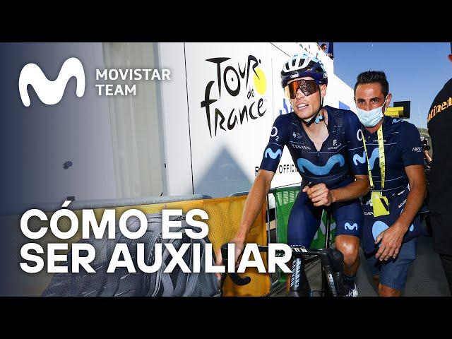 #SinCadena: Así es el día a día de un Auxiliar de Movistar Team | Tour de Francia 2022