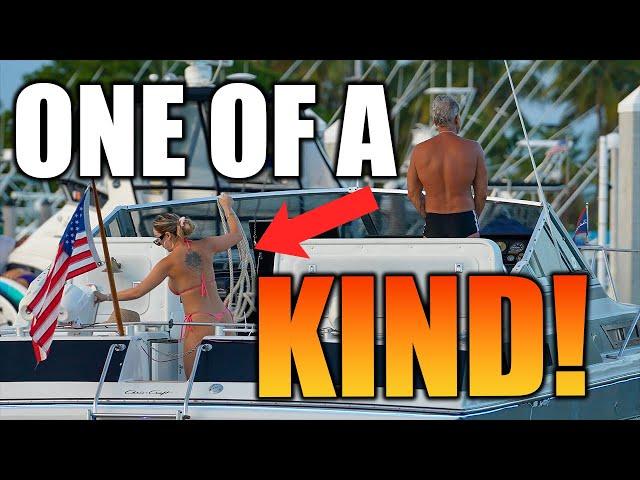 THE MOST ATTRACTIVE "FIRST MATE" IN HAULOVER FOR SURE | MIAMI RIVER | DRONEVIEWHD [ BOATS & YACHTS ]