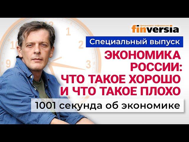 Экономика России: что такое хорошо и что такое плохо. Экономика за 1001 секунду