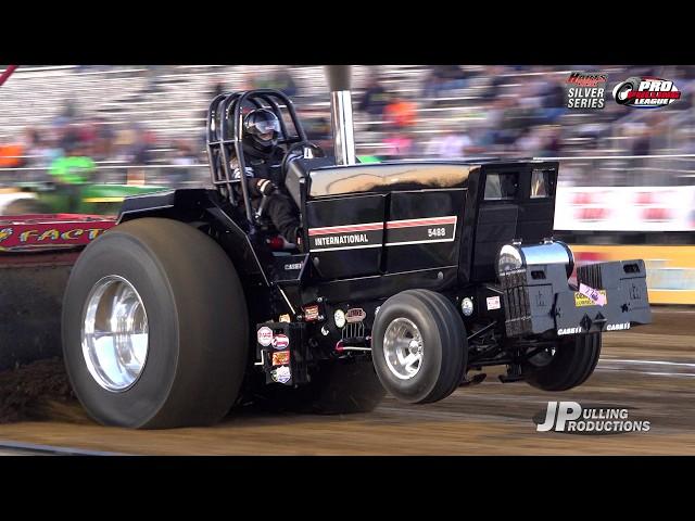 Tractor Pulling 2024: Light Pro Stock Tractors pulling at the Hillsboro Charity Tractor Pull -Friday