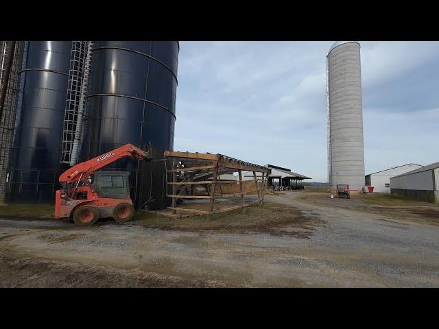 Tearing Down Old Feed Room & Odd Jobs