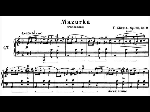 Мазурка Op.68-2