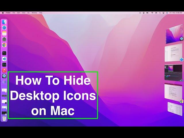 How to Hide Desktop Icons on Mac: Quick & Easy Guide | TechySavvy