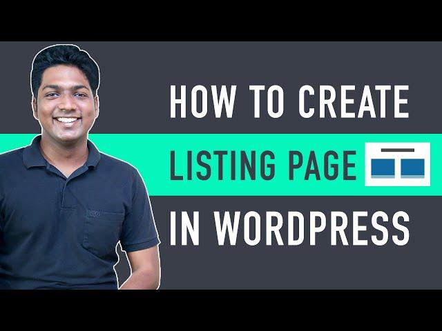 How To Create Listing Pages on Your Website (Using Custom Post Types)