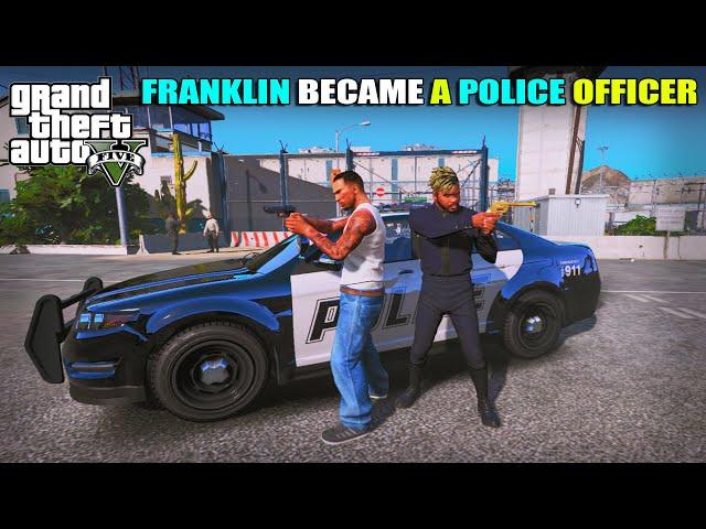 FRANKLIN BECAME A POLICE OFFICER TO SAVE HIM | GTA 5 | AR7 YT