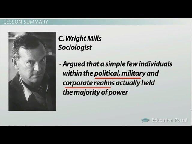 Sociological Imagination and the Power Elite (Mills)