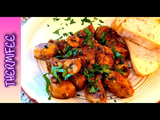 CHAMPIGNONS mit Knoblauchsoße / Jahrmarkt-Champignons |Thermomix® TM6  |Thermifee®