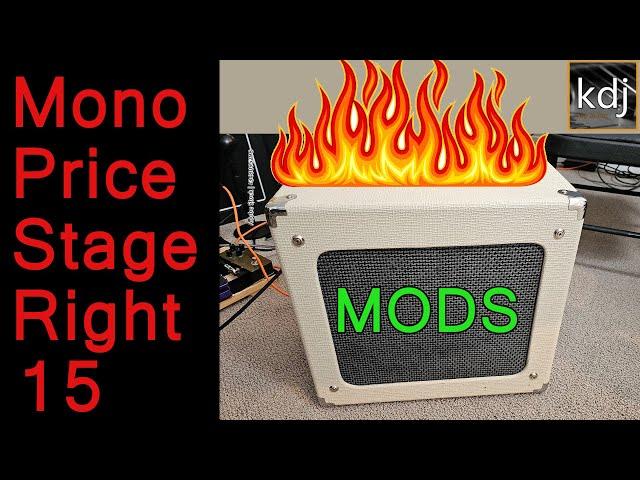 Tuning my $140 Monoprice Stage Right 15w tube amp into a FIRE BREATHING MONSTER!  Amp mods