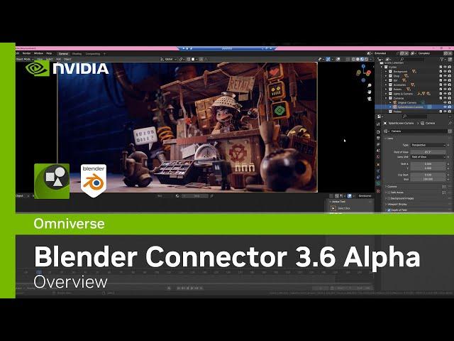 Blender Omniverse Connector 3.6 Alpha Overview