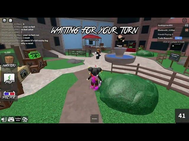 darktigerwolf45 VS Elvebredd_123fan 1v1 In mm2 supreme (R15)