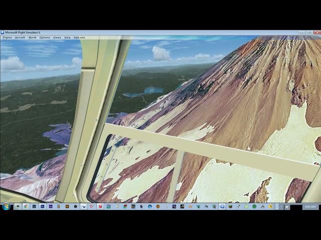Mount St. Helens Pre-1980 Experience for Microsoft Flight Simulator X - Updated Terrain Imagery