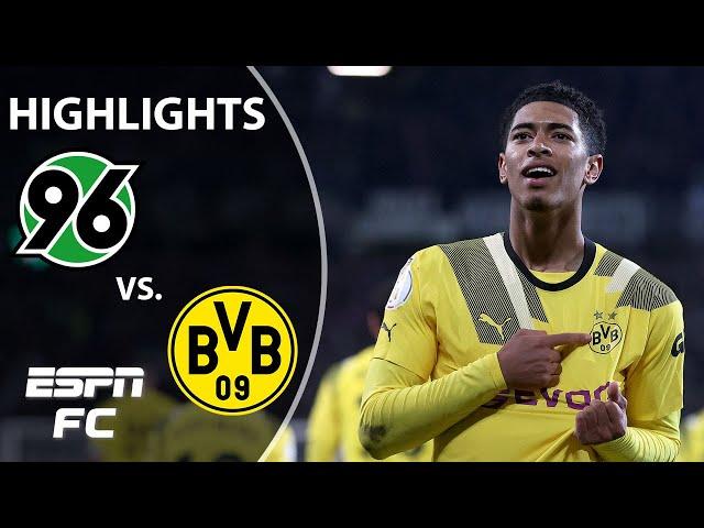 Jude Bellingham steers Borussia Dortmund past Hannover | German Cup Highlights | ESPN FC