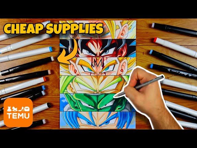 I Tested THE BEST TEMU Art Supplies - This was a surprise!