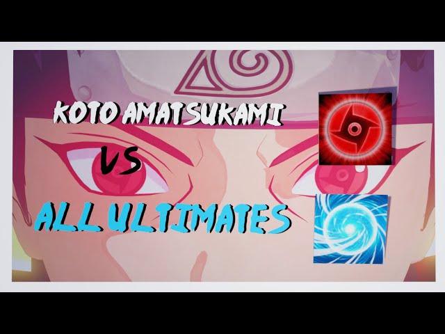 NTBSS: Koto Amatsukami vs All Ultimate Jutsus