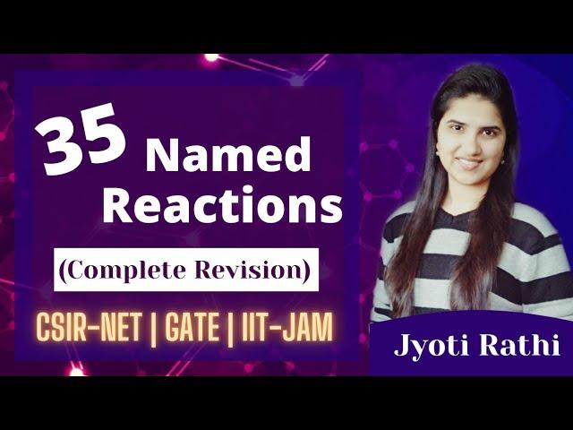 Name reactions in chemistry|Name Reactions in Organic Chemistry for csirnet gate iit jam|J Chemistry