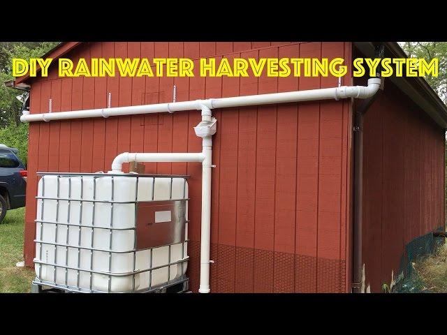 DIY Rainwater Harvesting System