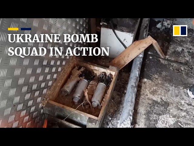 Ukraine explosives team tries to clear Kharkiv of Russian cluster bombs