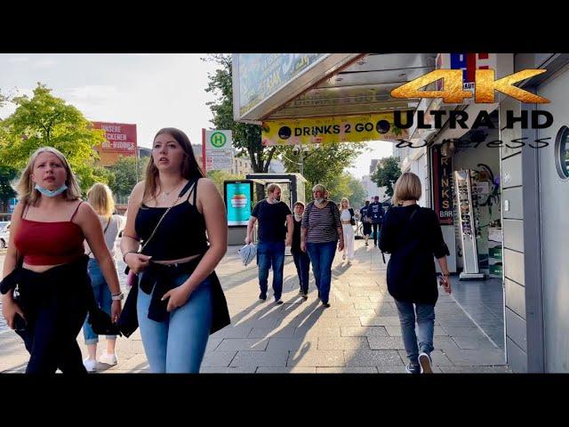 [4K HDR] Hamburg St. Pauli Summer Walking Tour. Hamburg city. Germany  2021