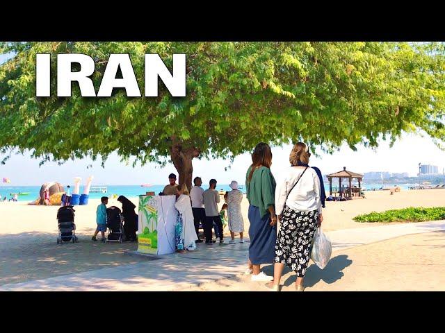 Travel to Kish Island in South of Iran | Bright Blue Sea and Withe Sands ️