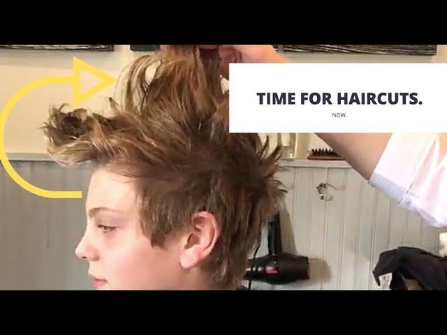 HAIR CUT TIME FOR THE 4 BOYS | FAMILY VIDEO