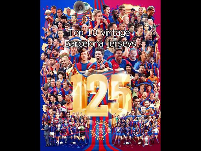 Barcelona 125th anniversary Football uniform Football # uniform # shirt # Sport # Sport # Ball game