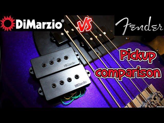 Fender Stock Pickup vs Di Marzio Model P