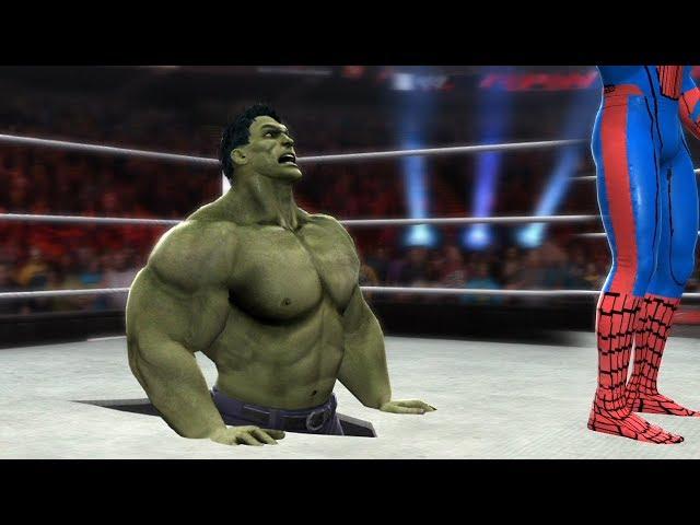 HULK VS SPIDERMAN - I Quit Match