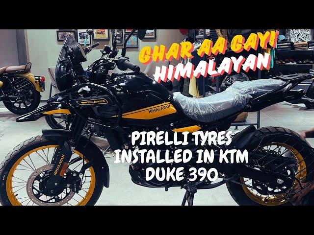 2024 ROYAL ENFIELD HIMALAYAN 450 DELIVERED | DSG JACKET | @royalenfield | PIRELLI TYRES IN KTM390