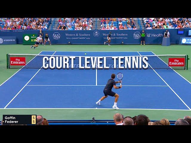 Court Level View Best Points ● Tennis On Another Level Part 6 - Alcaraz Sinner Nadal Federer Djoko