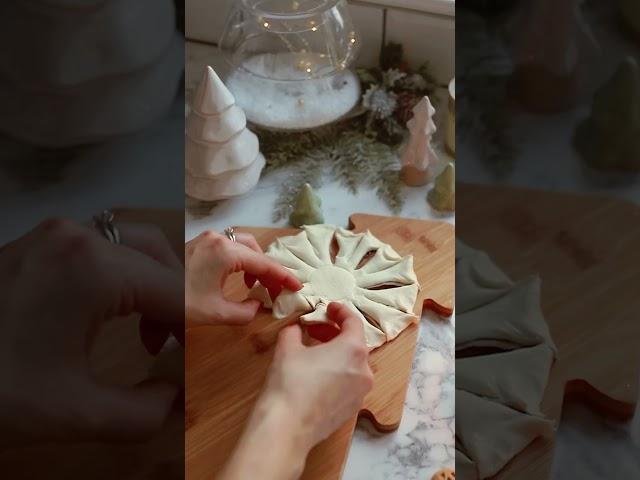 Easy Christmas treat idea snowflake pastry #christmasrecipes