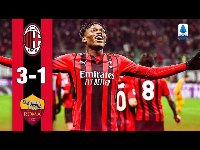 Giroud, Messias, Leão: welcome 2022 | AC Milan 3-1 Roma | Highlights Serie A