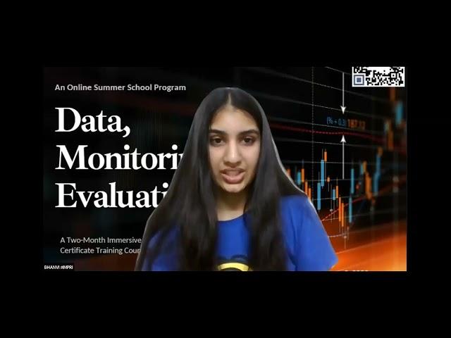 Teaser | Data, Monitoring and Evaluation | Summer School | #IMPRI #WebPolicyLearning | Bhanvi