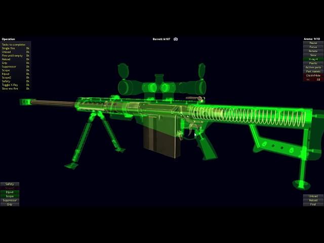 Barrett M107 Sniper Rifle Operation World of Guns