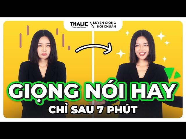 THALIC VOICE | CÁCH ĐỂ CÓ GIỌNG NÓI HAY NHANH NHẤT  #thalicvoice #giongnoihay