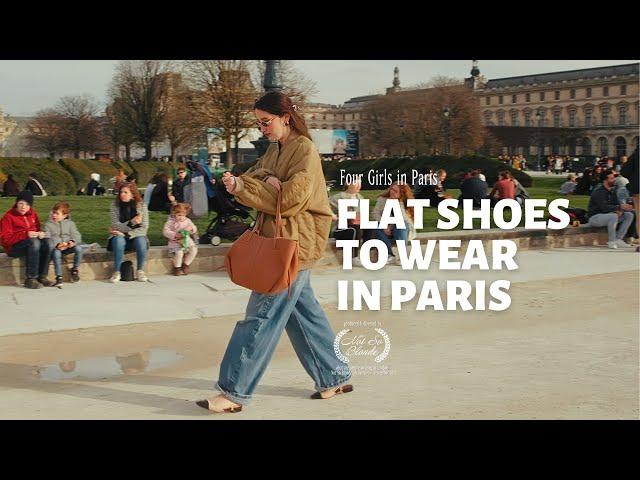 How to Style Flat Shoes Like a Parisian Girl in 2024