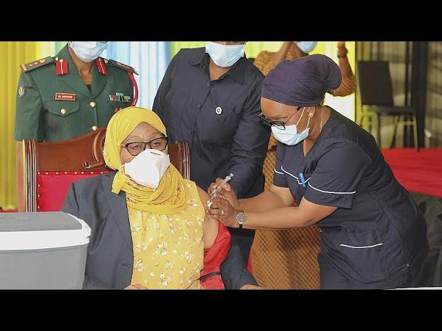 Samia Suluhu Hassan kicks off Tanzania's Covid vaccination with first jab