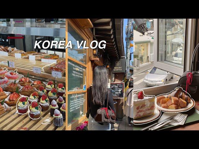 KOREA VLOG  cafe hopping in seongsu, shopping in hongdae, standoil store, lotte outlets, seoul