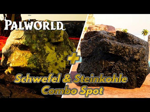 SCHWEFEL + STEINKOHLE Combo Spot - Der EINIZIGE Spot? | Sulfur + Coal Spot | Palworld #022 [AUT]