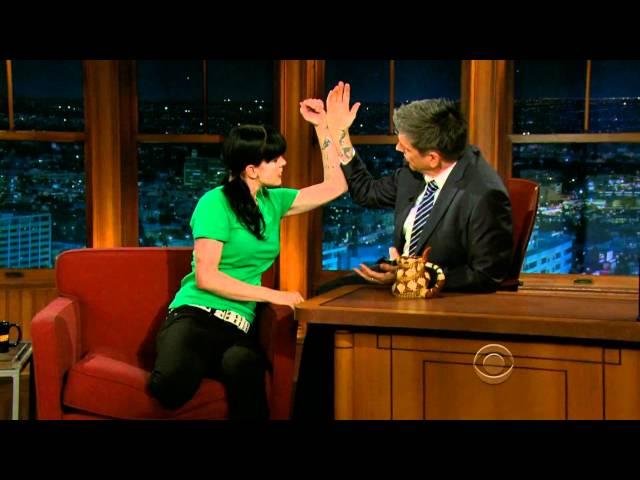 Pauley Perrette on the Late Late Show with Craig Ferguson